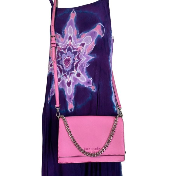 Kate Spade New York Cameron Monotone Convertible Crossbody Bright Peony - Picture 1 of 12